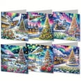 thumbnail image 6 of DIY Diamond Art Christmas Greeting Card Kit - Creative Holiday Gift, Perfect for Crafting, 6 of 8