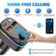 thumbnail image 3 of Car Wireless Bluetooth FM Transmitter MP3, USB, TYPE - C Charger BlackA straight bar, 3 of 5
