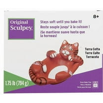 Original Sculpey Oven-Bake Clay, 1.75 lb., Terra-Cotta (655345)