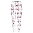 thumbnail image 5 of Feancey Holiday Sales 2025 Valentines Day Women's Leggings Tummy Control Soft Stretchy Workout Running Pants Cute Love Heart Print High Waisted Yoga Tights Multicolor XL, 5 of 5