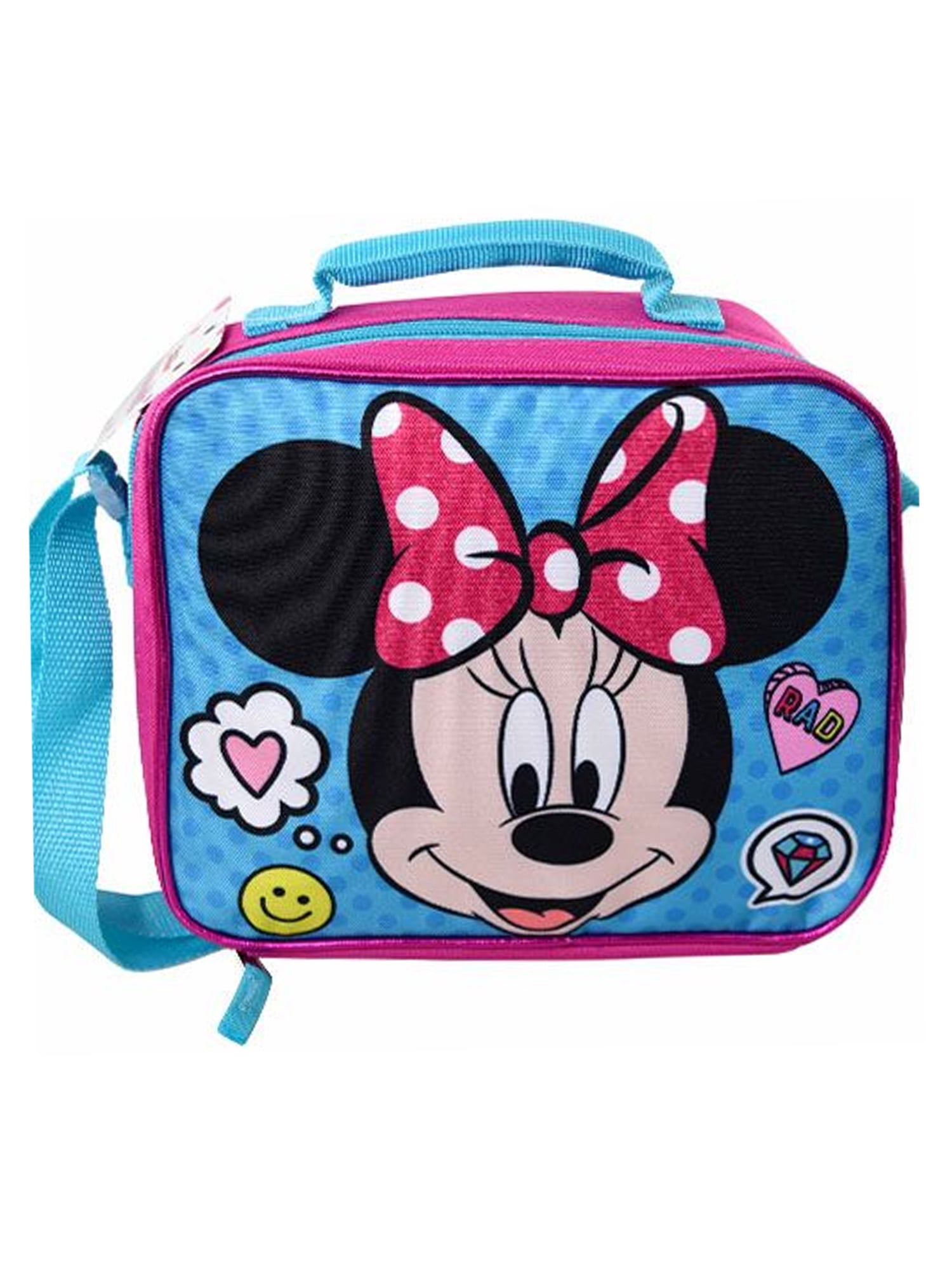 Insulated Lunch Bag With Adjustable Shoulder Strap or Carry Handle Mickey Mouse for sale online