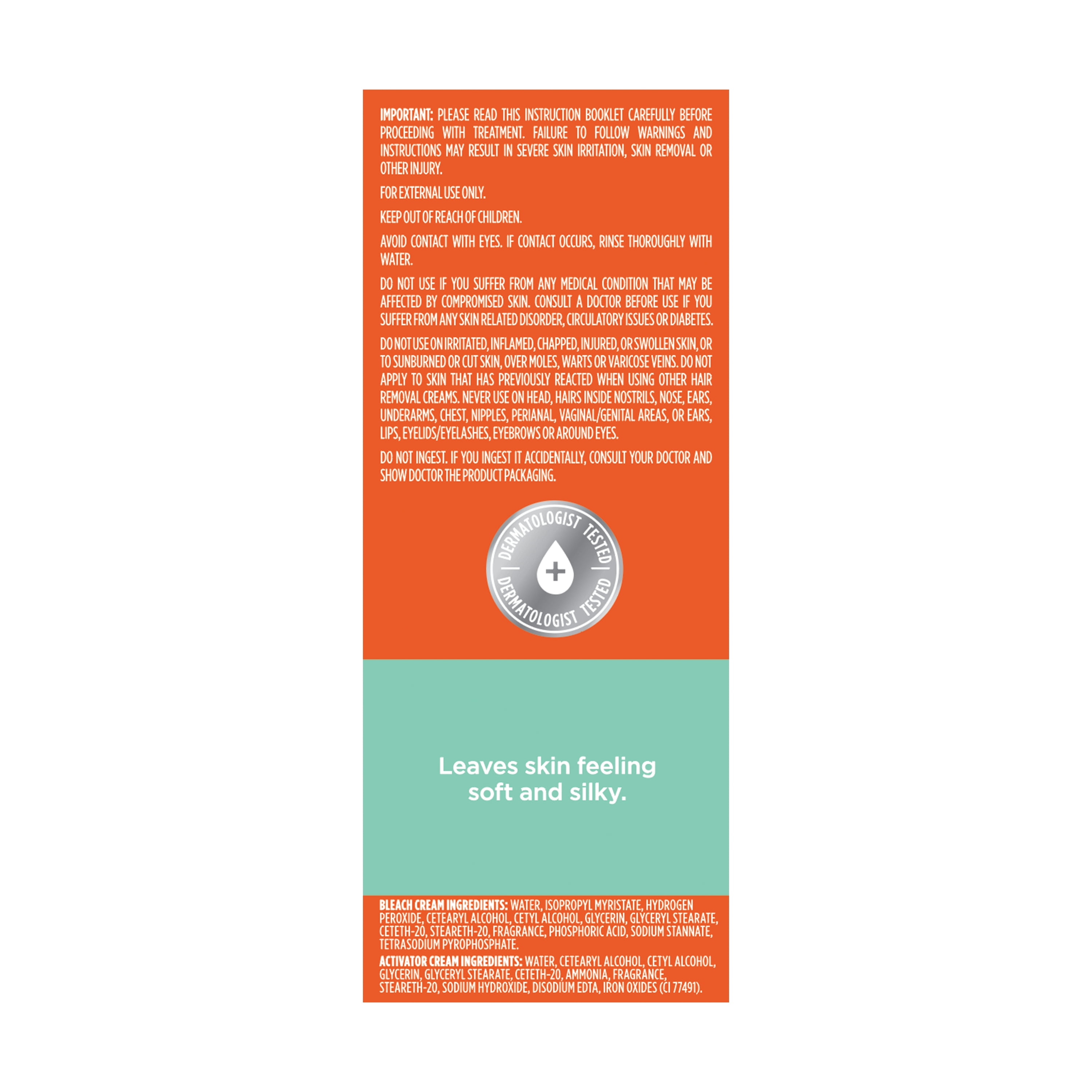 Sally Hansen Bleach Cream ​, Vegan Formula,