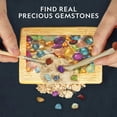 thumbnail image 2 of Kit de excavación de piedras preciosas de National Geographic con 15 gemas para niños, 2 of 6