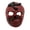 A003- Red, variant on Scary Halloween Mask, Face Mask 10 X 8 Inch Black Skeleton Mask with Gold Snake Detail for Halloween Party, Haunted House Decor, Adult Accessory 1 Pack