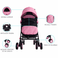 thumbnail image 4 of Carriola Plegable con Cubre-pies Aquila Rosa Hasta 15 Kg, 4 of 5