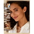 thumbnail image 4 of VEEDOFA Small Chunky Gold Hoop Earrings Hypoallergenic S925 Post 14K Golden Plated Chunky Hoop Earrings Non Tarnish Small Thick Huggie Gold Hoops for Sensitive Ears, 4 of 7