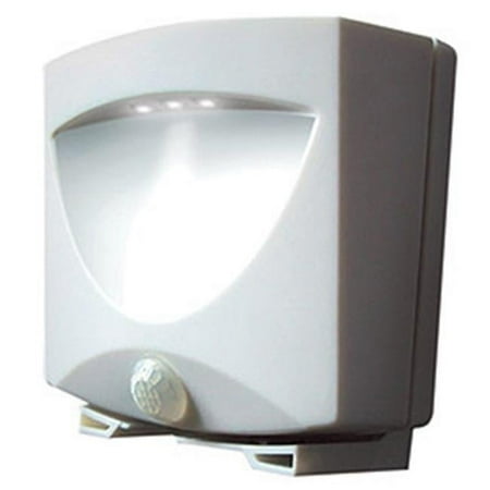 

Battery-Powered Motion-Activated Outdoor Night-Light in White