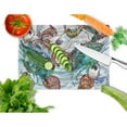 thumbnail image 2 of Caroline's Treasures Shrimp, Crabs and Oysters in water Glass Cutting Board Large, 2 of 2
