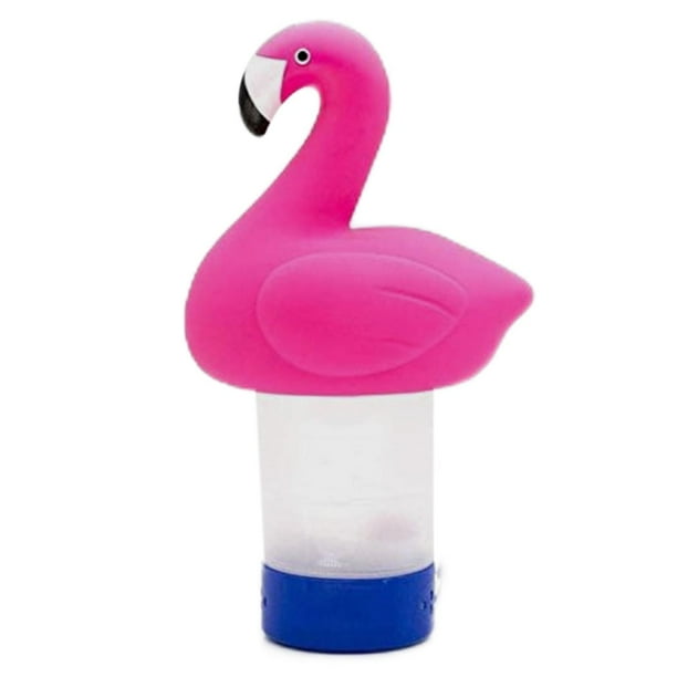 Dispensador Flotador Clorador Ajustable para Piscinas Suministro Químico Transparente Grande Pájaro