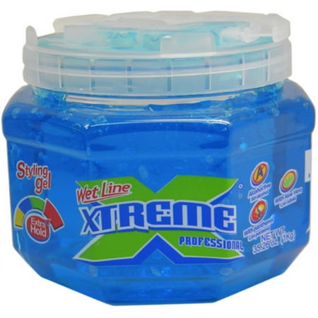Xtreme Professional Wet Line Styling Gel Extra Hold Blue, 35.26 oz (Pack of 2)