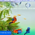 Bawuo Blue Guy Diver Ornament Festive Decor For Fish Tanks And bawuo-blue-guy-diver-ornament-festive-decor-for-fish-tanks-and