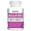 Probiotics for Women 50 Billion CFU, 14 Strains, Supports Vaginal, Digestive and Immune Health, Prebiotic Fiber Shelf Stable, Gluten & Soy Free 60 Tablets