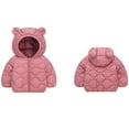 thumbnail image 4 of Kogui Girls Puffer Jackets Toddler Girl Winter Coat Baby Boys Fleece Warm Cute Hooded Jacket Clothes 12 18 Months (Pink,12-18 Months), 4 of 4