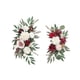 thumbnail image 2 of Flores de arco para boda (paquete de 2), rosas artificiales polvorientas para decoración de letreros de bienvenida y arcos florales para ceremonias y recepciones (rosas ruborizadas y blancas), 2 of 6