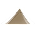 thumbnail image 3 of 15.4'x15.4'x8.5' Teepee Tent, Waterproof Camping Tent with Porch Area, Floor and Carry Bag, for 2-3 Person Outdoor Backpacking Camping Hiking, Coffee, 3 of 8