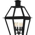 thumbnail image 4 of Rue De Royal 4-Light Earth Black Outdoor Post Lantern, 4 of 4