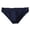 Dark Blue, variant on Men's Triangle Pants Novelty Underwear with Ice Silk and Front Open Design Low Rise Briefs for Daily Wear and, M, White