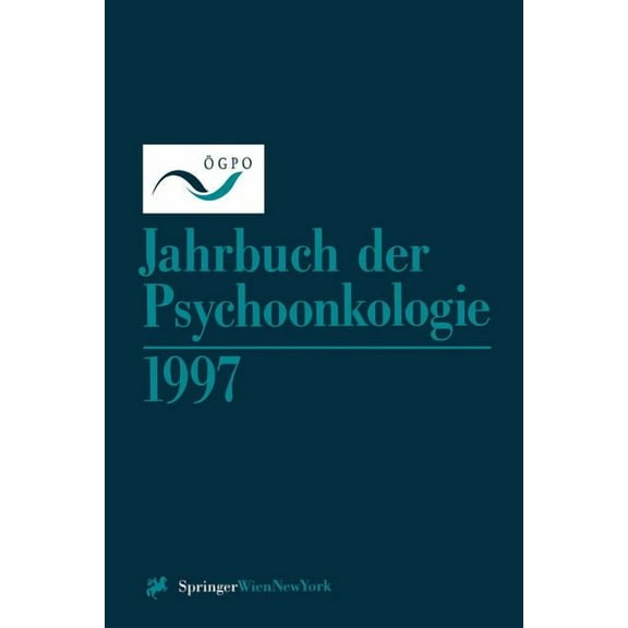 Jahrbuch Der Psychoonkologie Jahrbuch Der Psychoonkologie 1997, Book 1997, (Paperback)