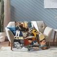 thumbnail image 5 of Noah Schnapp Collage Blanket Soft Warm Fleece Blanket for Sofa Office Car Camping Yoga Travel Throw Blankets 60"X50", 5 of 6