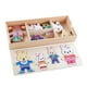 thumbnail image 2 of Little Bear Change Clothes Kid's Early Education Wooden Puzzle Jigsaw Dressing Game Baby puzzle toys, 2 of 5