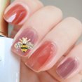 thumbnail image 4 of Mobutofu Bee Nail Charm Rhinestone Zinc Alloy for Professional Users 20Pcs, 4 of 6