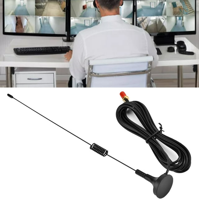 Saluaqui antena MÓVIL SMA-HIMBRA CON POTENTE BASE MAGNÉTICA PARA RADIO DE COCHE, 144/430 MHz, Ganancia de 2,15 dBi, Longitud de Cable de, Nueva antena de Radioafición