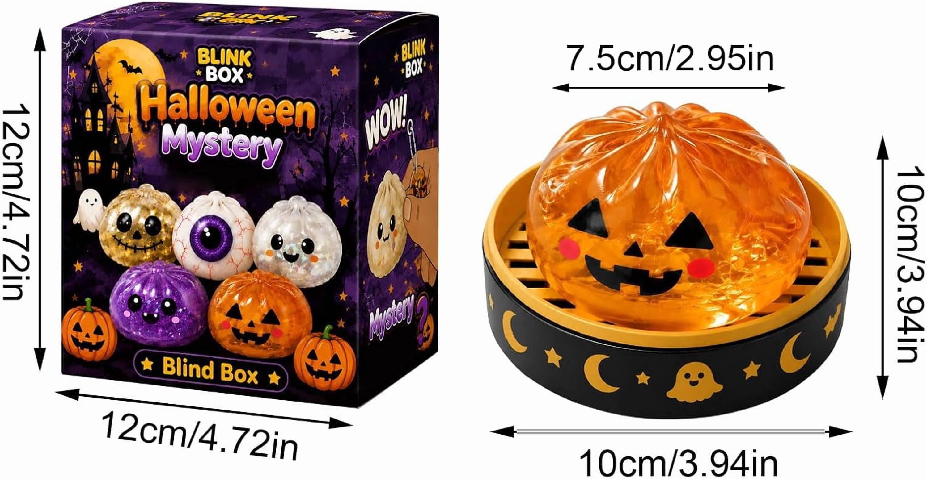 Halloween Pumpkin Squishy Dumpling Ball (Orange) | Dumpling Squishy, Halloween Theme