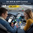 thumbnail image 4 of 4 Channel Dash Cam, 4K Front & 3 * 1080P Rear/Left/Right, 360° Full View Dashcams for Cars, Built-in GPS & 5G WiFi APP, 24H Parking Mode, 8 IR Night Vision, G-Sensor, 128GB Card Included, 4 of 4