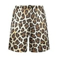 thumbnail image 2 of joogoo Mens Swim Trunks Leopard Animal Skin Beach Shorts Drawstring Elastic Waist Swimwear Bathing Suits XL, 2 of 7
