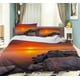 thumbnail image 2 of 3D Sunset Sky Sea Landscape Quilt Cover Set Ropa de Cama Funda Nórdica Fundas de Almohada, 2 of 3