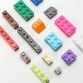 thumbnail image 4 of 125/250g Building Blocks Bulk Set City Classic Bricks Colorful Assembly DIY Creative Toy Educational Interactive Toy for Kids,light blue,125g, 4 of 7