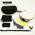 thumbnail image 5 of Polarized Military Sunglasses Ballistic Army Goggles Men Frame 3/4 Lens Combat War Game Eyeshields, 5 of 5