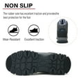 thumbnail image 4 of Mens Outdoor Hiking Boots Winter Fur Lined Warm Snow Boots Waterproof Anti-slip Lightweight Camping Boots Gray 9.5 US, 4 of 7