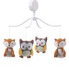 Bedtime Originals Friendly Forest Owl and Fox Musical Baby Crib Mobile