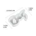 thumbnail image 7 of XEOVHV Easter Rabbit Silicone Moulds Casting Moulds, Silicone Mould Easter, Easter Rabbit Casting Moulds Silicone, Easter Bunny Concrete for Casting, Silicone Casting Mould for DIY Crafts, Easter, 7 of 7