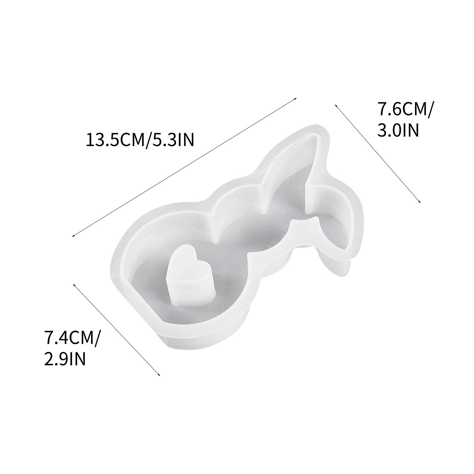 Lot De 2 Moules En Silicone Maison Et Noël - Pour Bougies, Savon, Plâtre, Résine - Mini Maisons, Lettres, Cœur