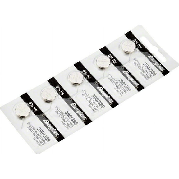 Energizer ENERGIZER-390-389TZ 90mAh Silver Oxide Coin Cell Battery for SR1130SW, SR1130W