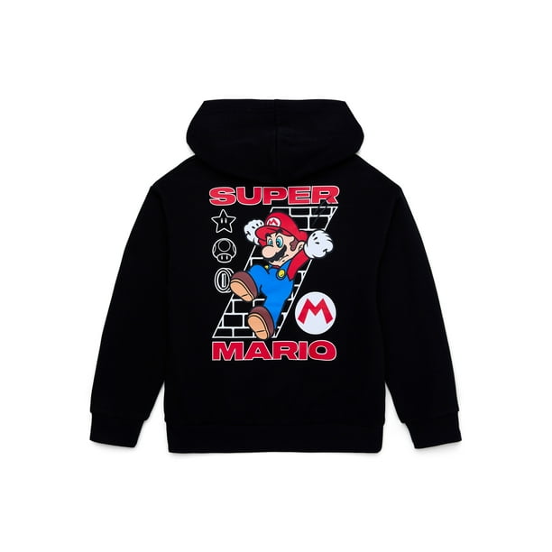 Super Mario Boys Hoodie Sizes 4 18