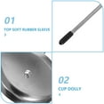 thumbnail image 3 of CRILSTYLEO Kitchen Ticket Holder 1Pack Chrome Plated Alloy Sleek Metal Design for Restaurant Office Hotel, 3 of 7