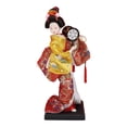 thumbnail image 1 of Muñeca geisha japonesa étnica, figura coleccionable, adorno de 23 cm, estatua artesanal de mujer, muñeca kimono para mesa, estante, regalo para niños Estilo F, 1 of 8