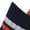 Blue, variant on Fila Kid's Socks, 6-Pack - Quarter, Logo, Stripes, Solid Color Black/Grey 23-26