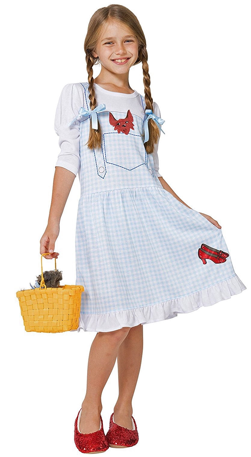 Dorothy Costume Wizard Of Oz The Wizard of Oz Girls Dorothy Costume Pajama Gown with Fleece Lined