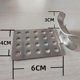thumbnail image 5 of Clips de cable de aluminio Abrazadera de fijación de línea de fácil instalación para techo de casa (10 piezas) Ehuebsd Libre de BPA, 5 of 9
