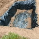 thumbnail image 4 of Black Pond Liner PE Durable Pond Liner for Waterfall Fish Ponds Garden Fountain, 4 of 5