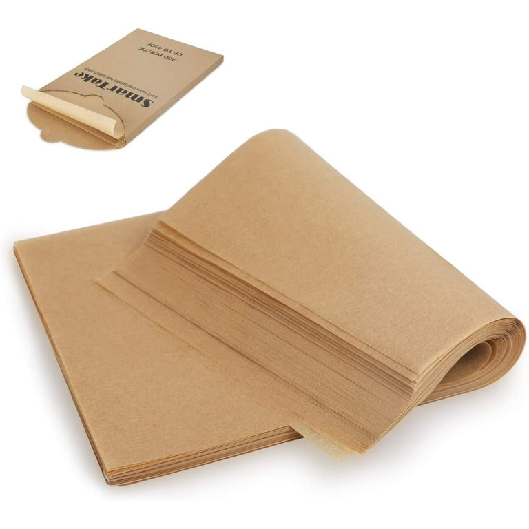 ROYI 200 Pcs Parchment Paper Baking Sheets, 9x13 Inches Non-Stick