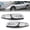 Black Housing Clear Lens, variant on USR DEPO Vette C5 Turn Signal Lights - Front Bumper Signals Lamps Set (Left + Right) Compatible with 1997-2004 Chevy Corvette C5 All Models including Z06 (Black Housing All Smoke Lens)