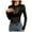 C, variant on Lace Mesh Sheer Long Sleeve Tops for Women Neck Ted See Through Tee Going Out Fitted Tight T Shirts Blouses S