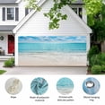 thumbnail image 2 of Summer Beach Garage Door Cover Banner 6 x 13 FT, Blue Coastal Ocean Seaside Nautical Garage Door Curtains Backdrop with Grommets for Indoor Outdoor Wall Party Porch Yard Decorations Background, 2 of 9