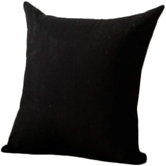 Aunavey 1PC 15'' Throw Pillow Case Cover Decorative Solid Color Simple Square Cushion Case