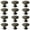 Army Green, variant on JWDX, 12 Handles 12Pc Vintage Cabinet Knobs Antique Bronze Cupboard Door Pull Knob Round Alloy Dresser Knob Single Hole Drawer Handle Knob with 12 Screws for Furniture Kitchen Closet Wardrobe Decor